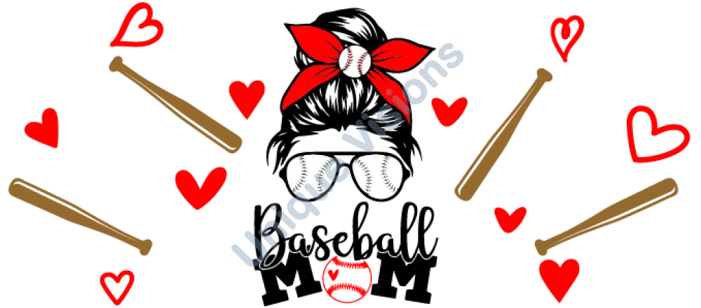Baseball Mom Wrap 16oz Wrap