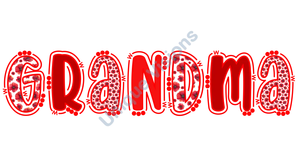 Red GRANDMA Single
